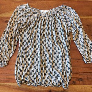 Michael kors 3 quarter length sleeve shirt
